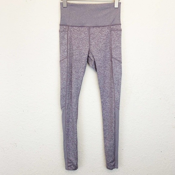 Athleta Womens Small Exhale Stash Pocket Heel Tight in SoftLuxe Comet Grey - Picture 4 of 7